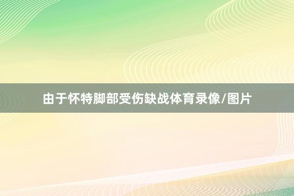 由于怀特脚部受伤缺战体育录像/图片