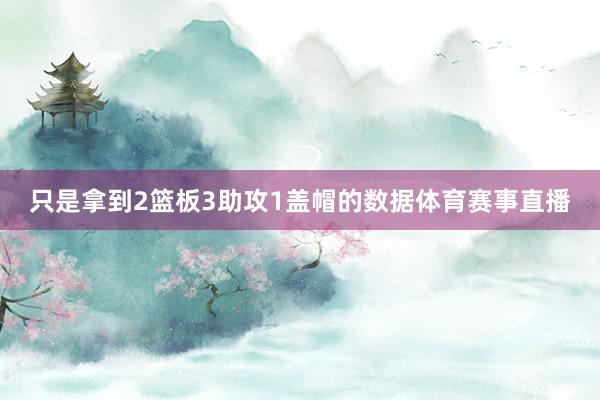 只是拿到2篮板3助攻1盖帽的数据体育赛事直播